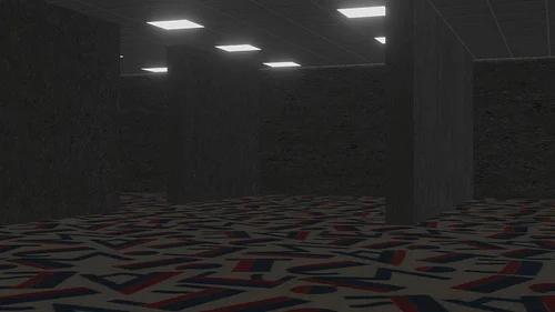 Made a liminal space in blender. Was basically just experimenting with making some sort of environment. And what better one t...