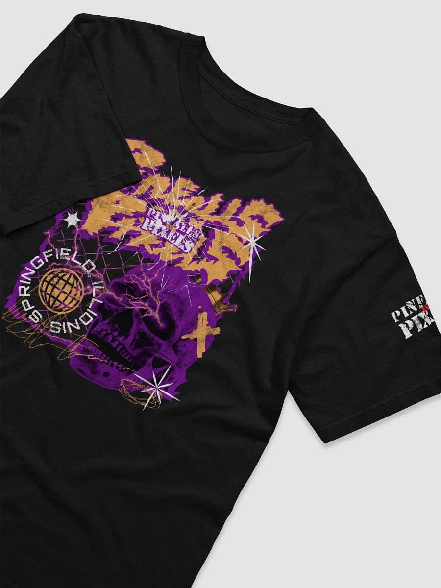 Pinfalls and Pixels Skull Black Shirt product image (3)