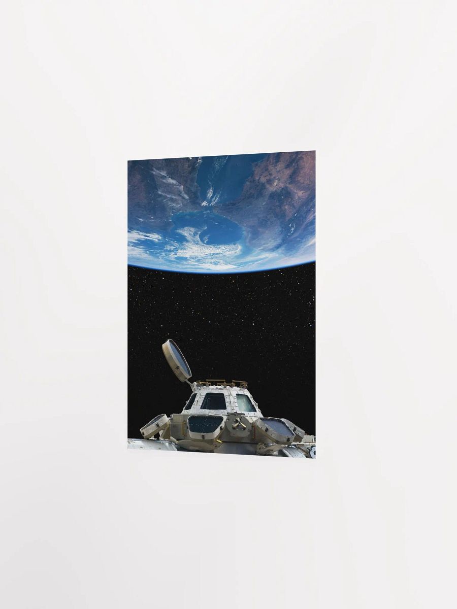 Earth and ISS (Up and down) — space poster, science poster, space photo, nasa poster product image (7)