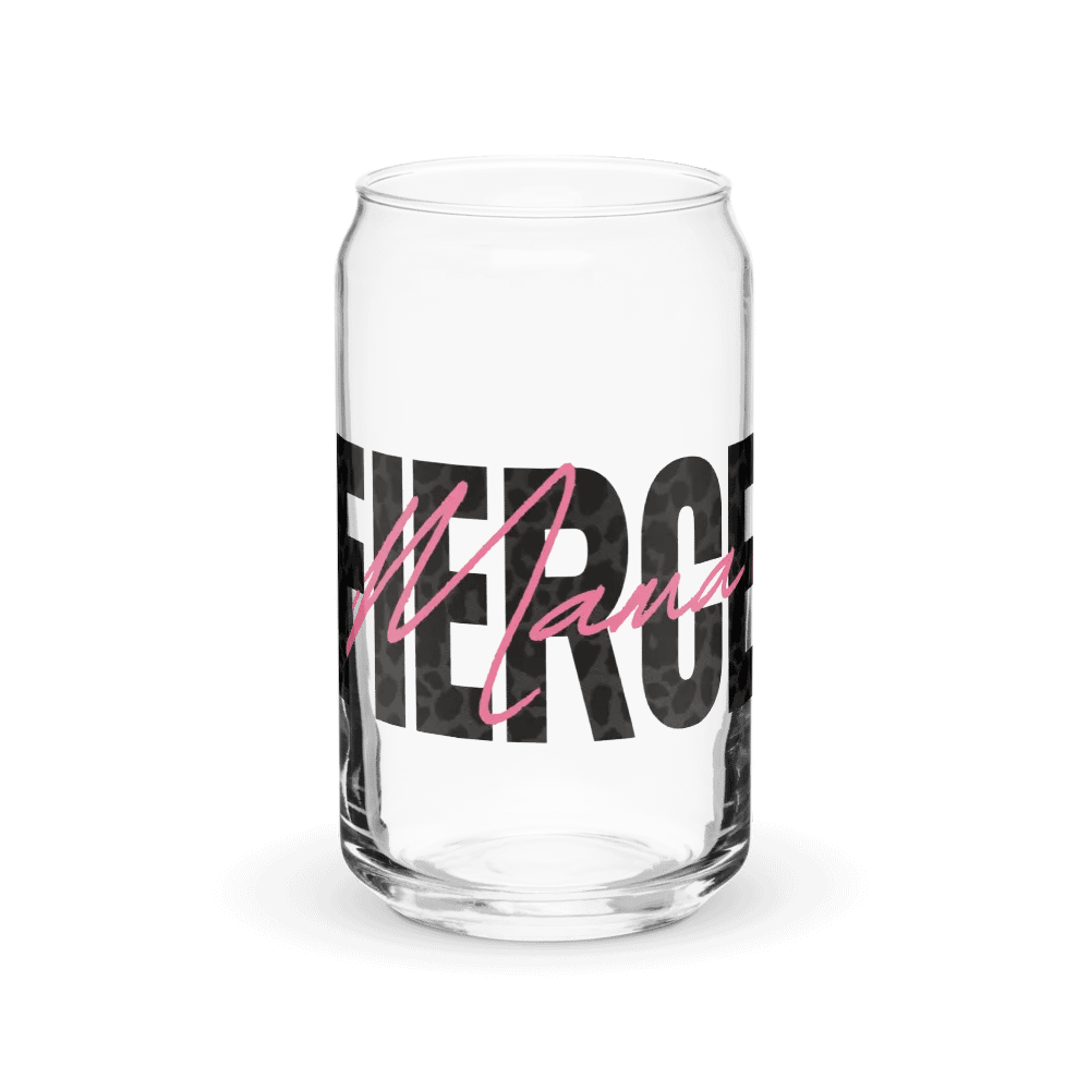 Fierce Mama Can-Shaped Glass product image (1)