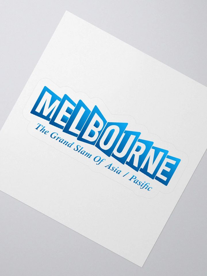 Melbourne Grand Slam Kiss Cut Stickers product image (6)