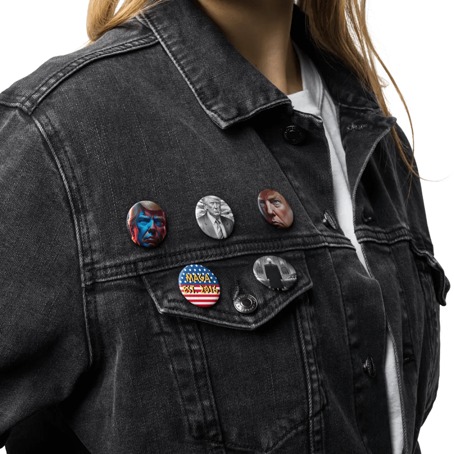 Patriotic Portrait Pin Set 5 product image (12)