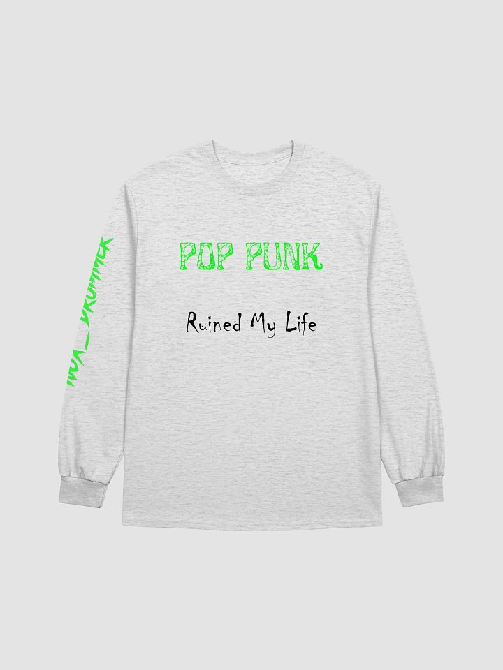 Pop Punk Ruined My Life Long Sleeve (Black) product image (1)