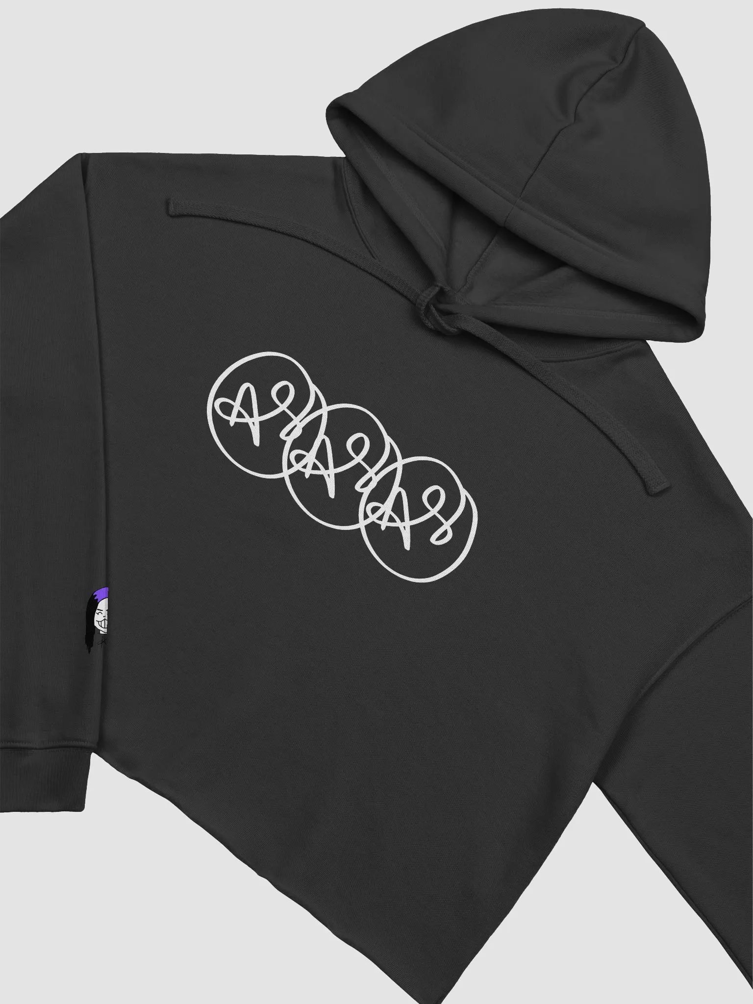 AS Initials Logo Crop Hoodie product image (3)