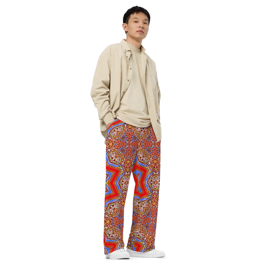 Medieval Kaleidoscope Wideleg Pants product image (3)