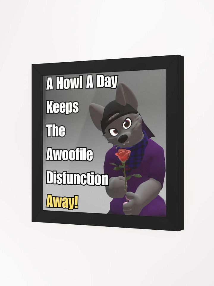 Howl A Day Motivational Poster product image (7)