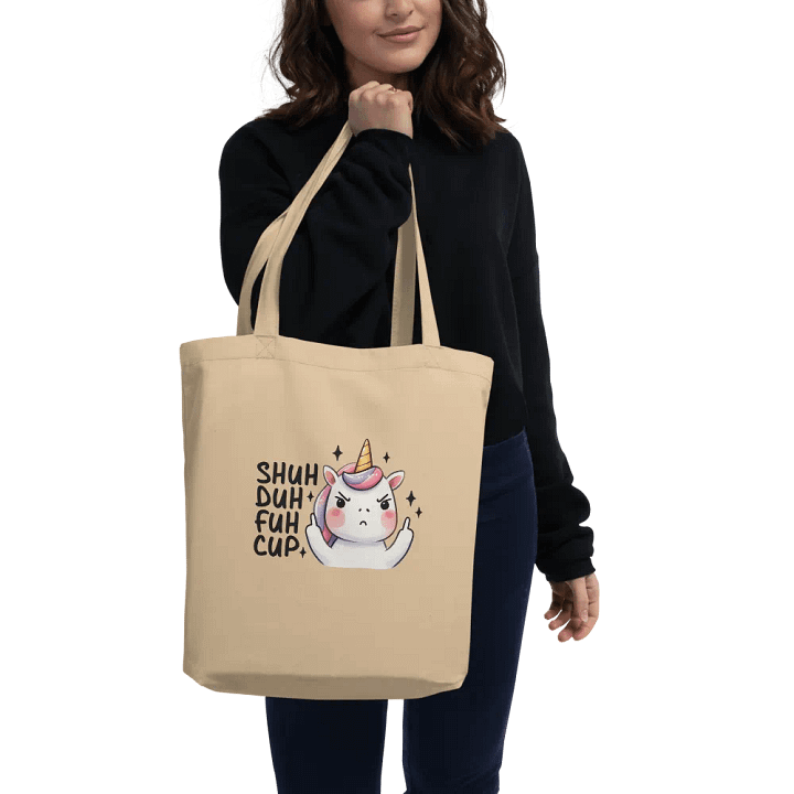 Angry Unicorn Eco-Friendly Tote Bag product image (2)