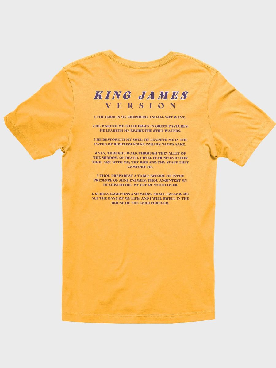 Psalm 23 unisex tee product image (2)