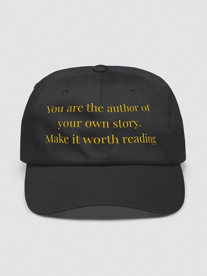 You Are the Author of Your Own Story – Inspirational Quote Hat product image (5)