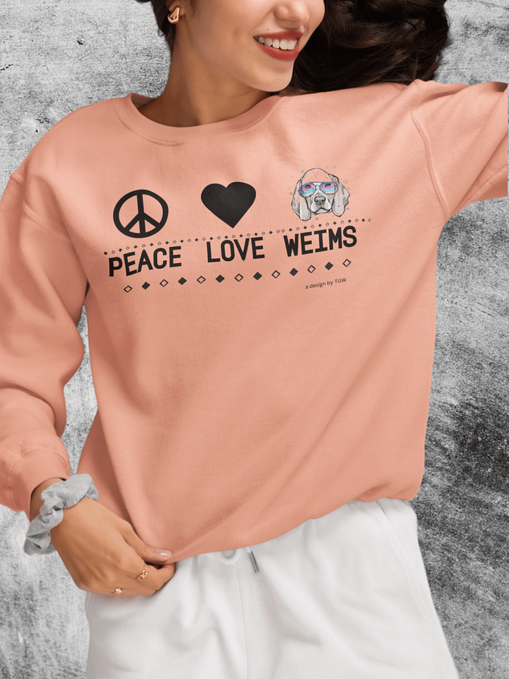 Peace Love Weims - Cotton Heritage Premium Sweatshirt product image (8)