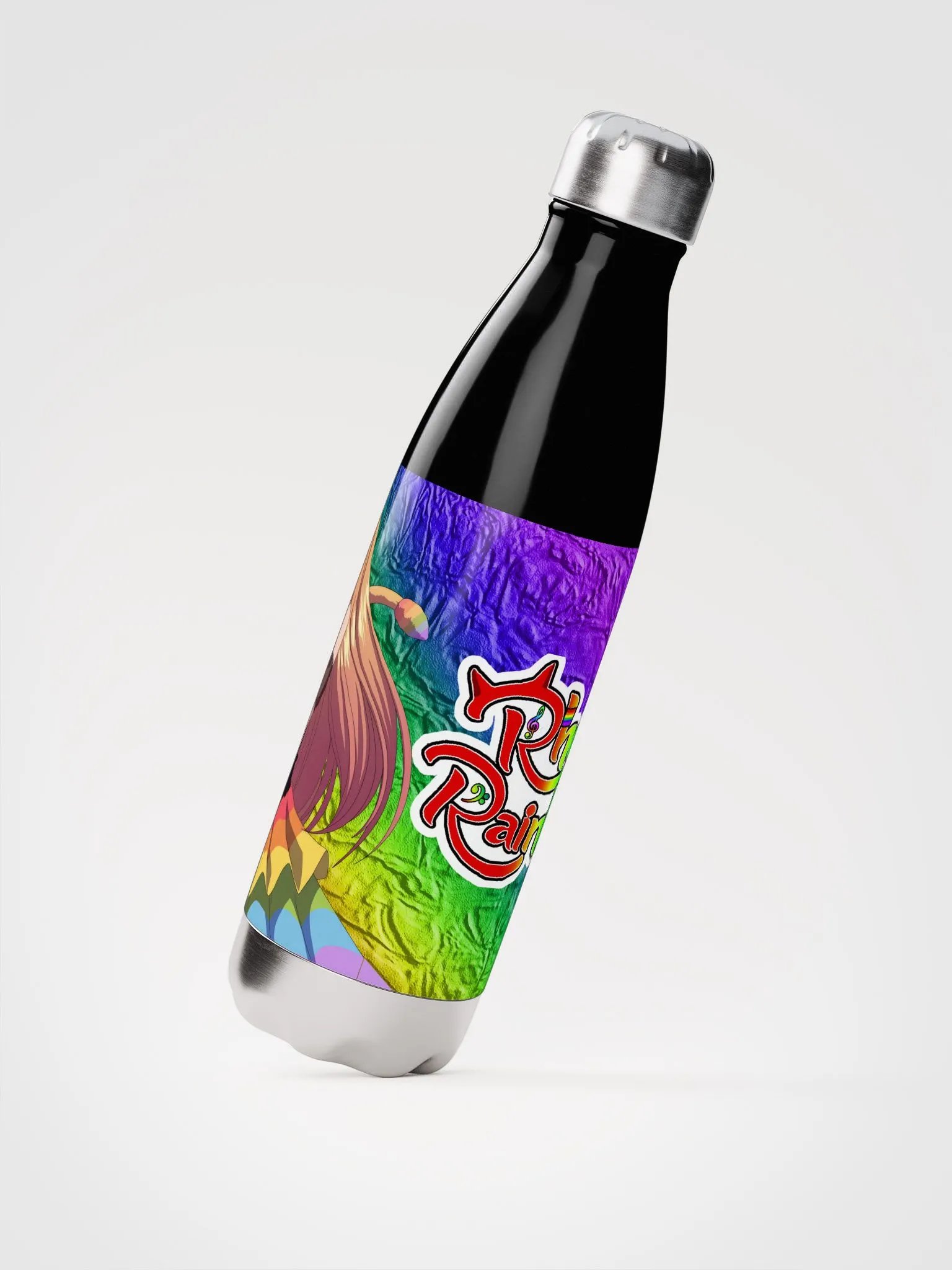 🌈Rhea Rainbow Stainless Steel Water Bottle! product image (2)