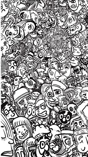 Finished the first phase of the doodle!