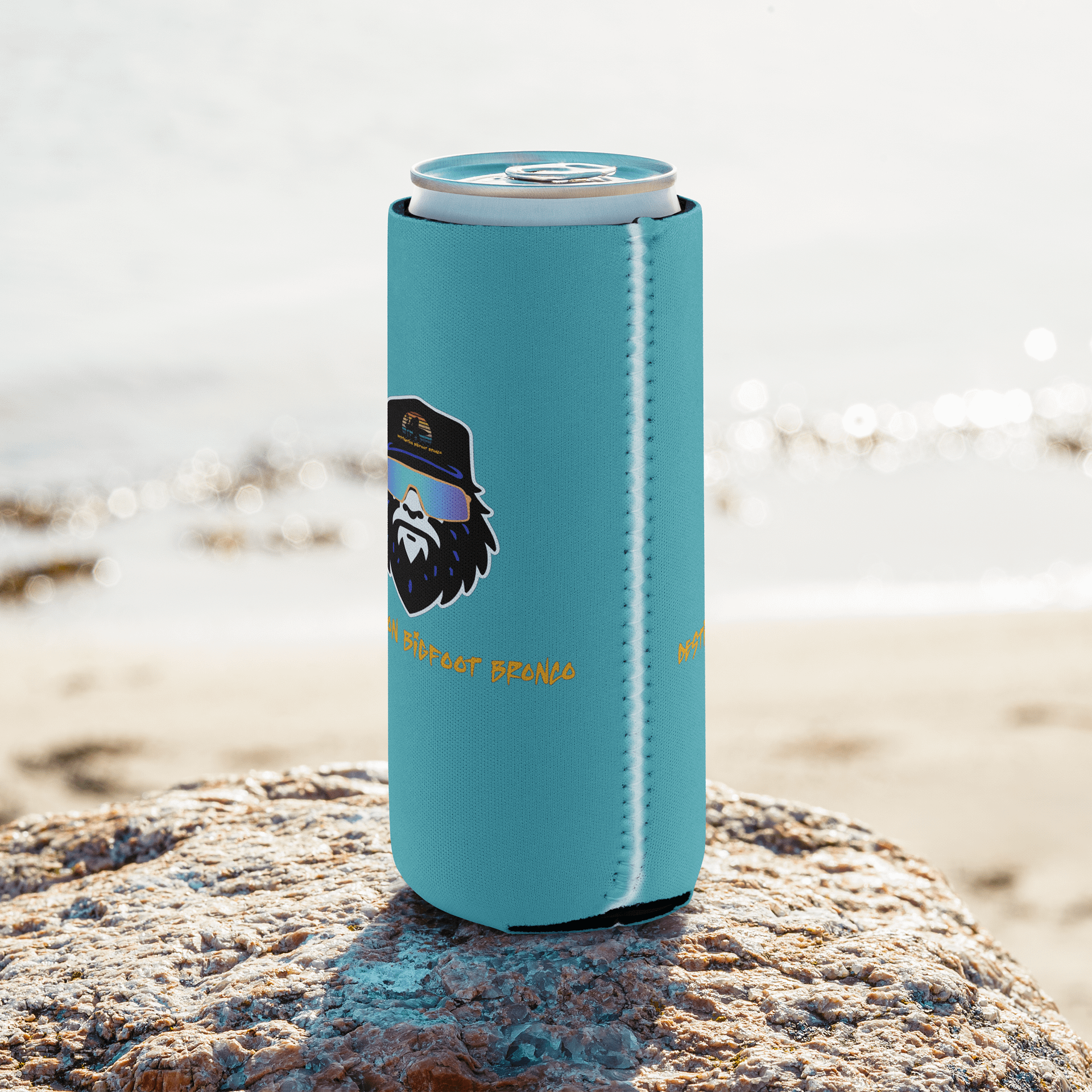 The Sasquatch Sipper (Teal) 12OZ Regular or 12OZ Slim Coozie product image (17)