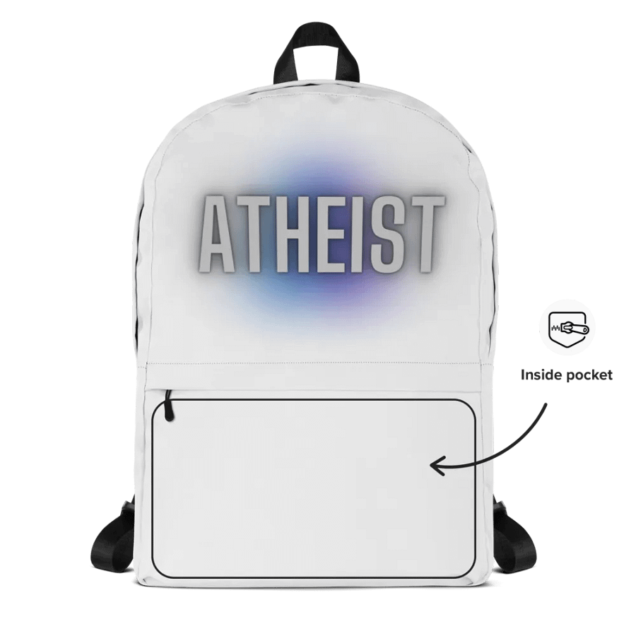 Atheist Backpack product image (12)