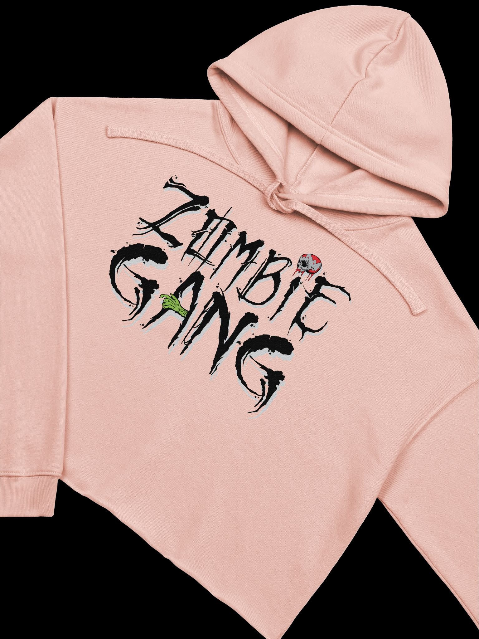 Zombie Gang Bella+Canvas Fleece Crop Hoodie product image (19)