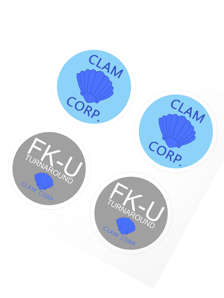 Clam Corp Stickers product image (2)