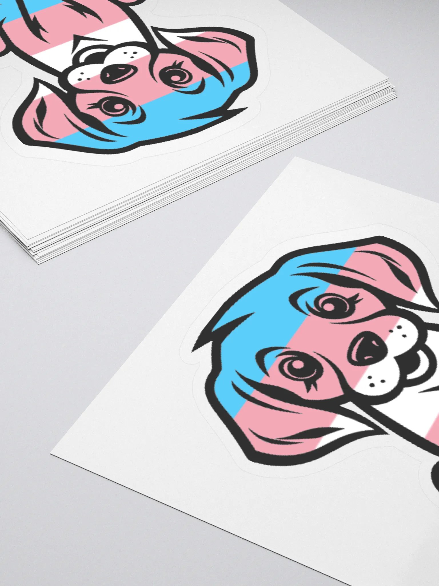 Transgender Pride Puppy Sticker product image (4)