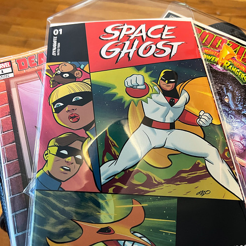 #newcomicbookday - SPACE GHOST? SPACE GHOST!!! @peposed knocked this out of the park, I’m so excited to see what comes next!