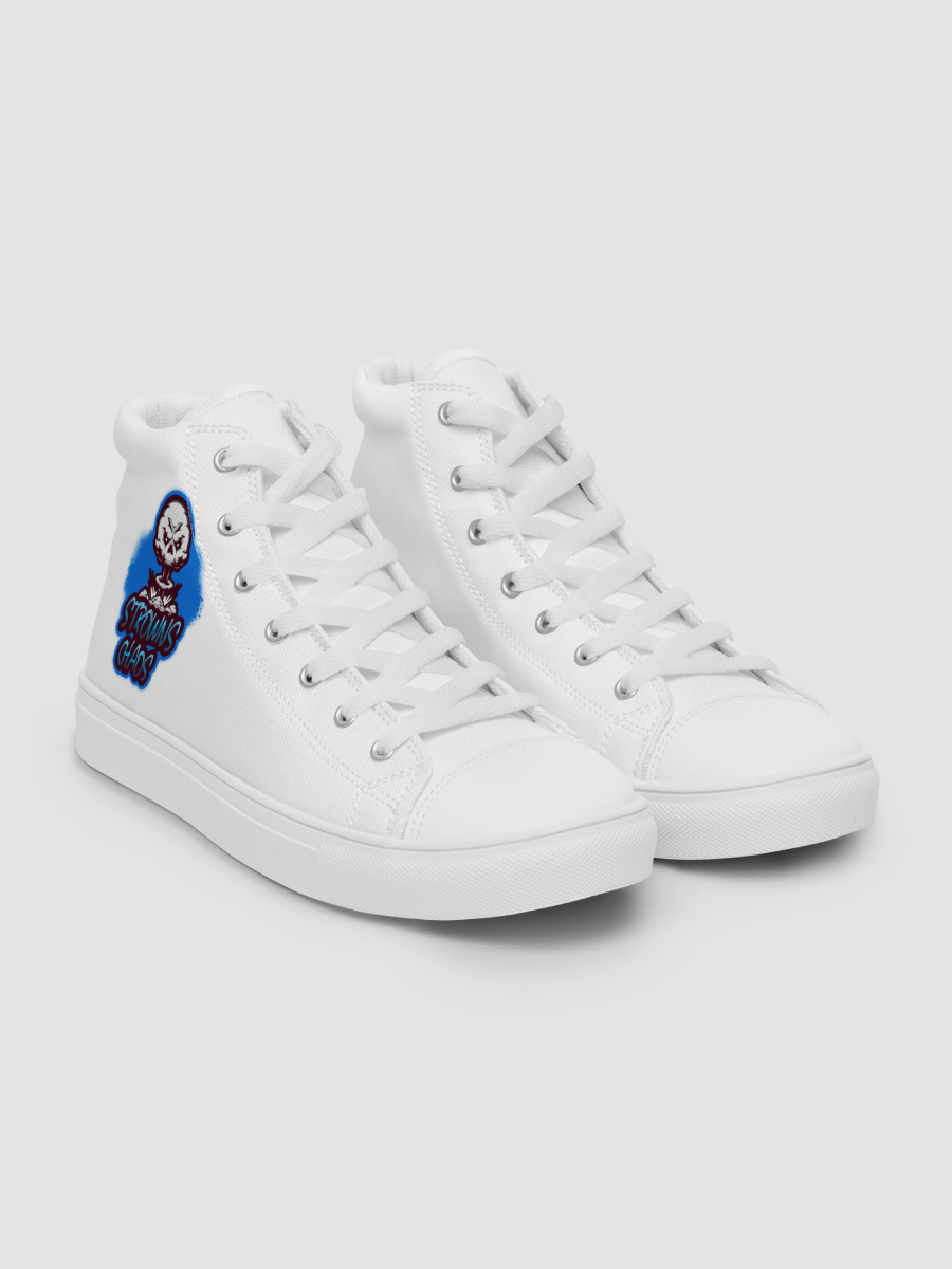 [strowns_chaos] Women;s High Top Canvas Shoes (White) product image (4)