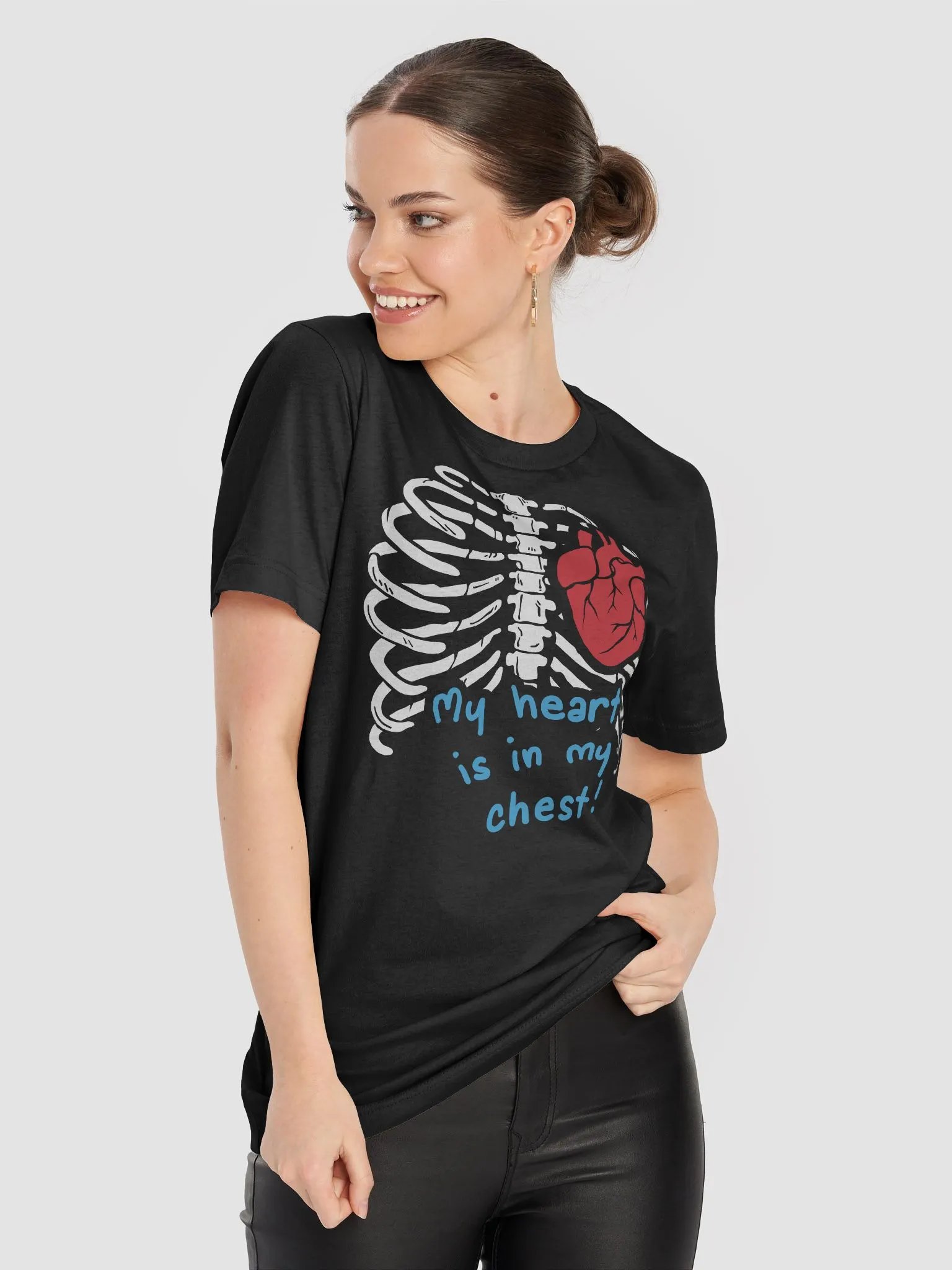 My Heart Is In My Chest V2 - Bella+Canvas Supersoft T-Shirt product image (87)