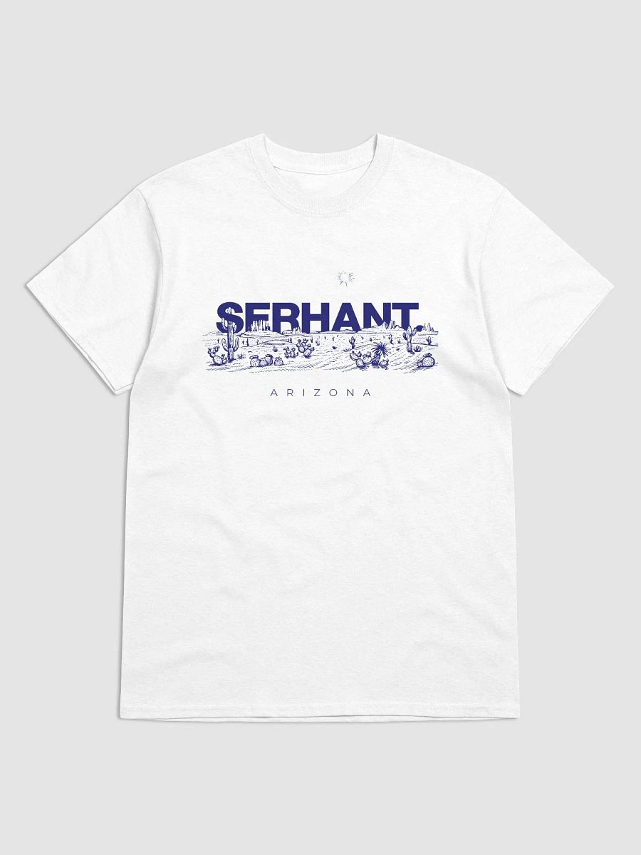 SERHANT. Arizona Desert Horizon White T-Shirt product image (1)