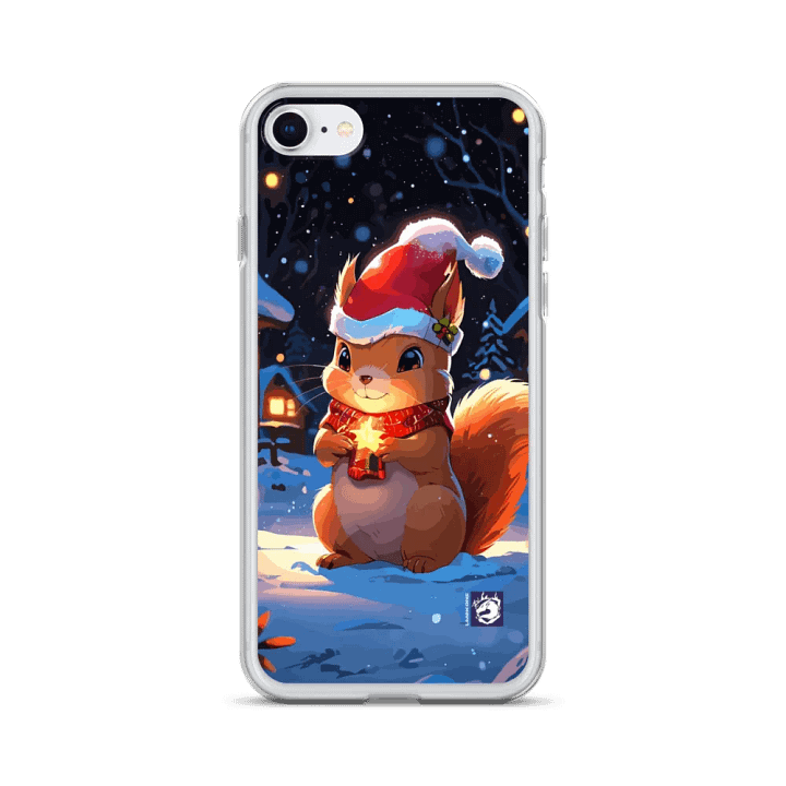 Santa Squirrel iPhone Clear Case product image (24)