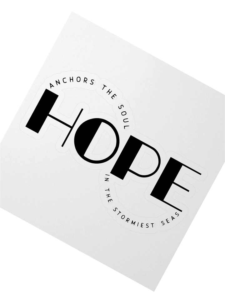 Hope Message Kiss Cut Stickers product image (2)