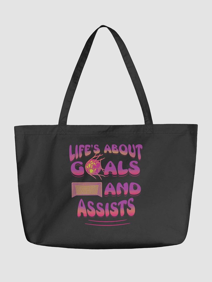 Lifes About Goals And Assists Soccer Gradient Tote product image (5)