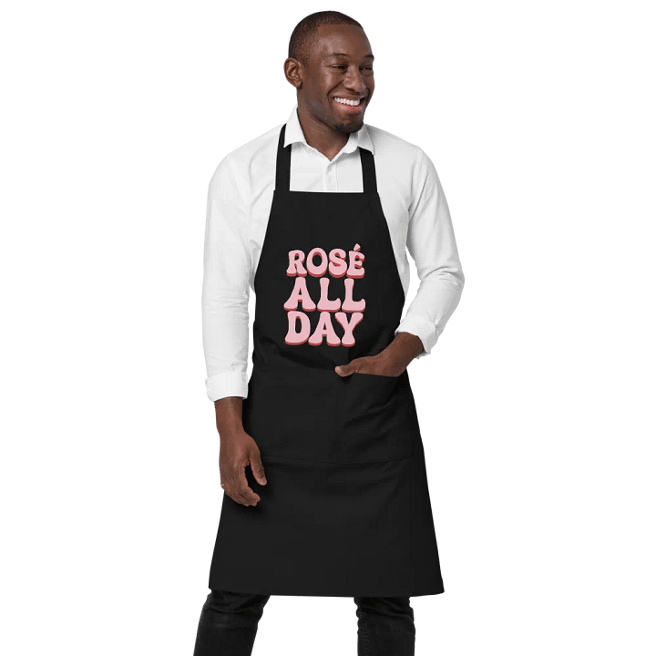 Rosé All Day Apron - Wine Quotes Apron for Wine Lovers product image (1)