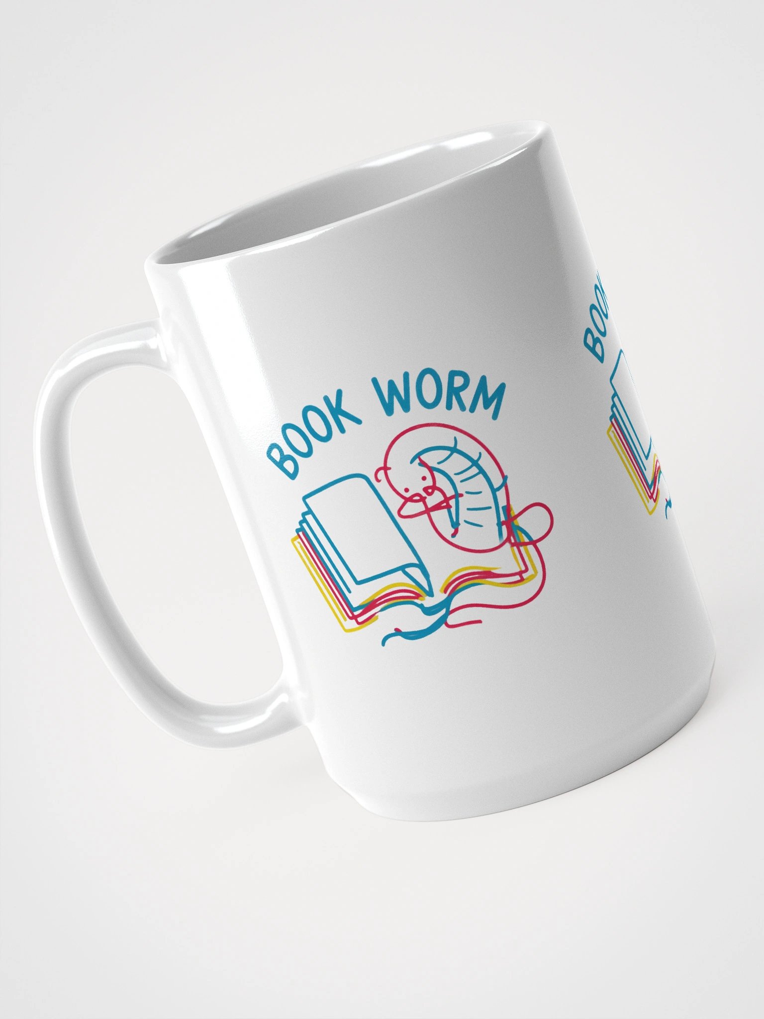 Colorful Book Worm Mug product image (3)