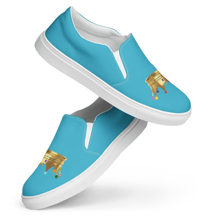 Queendom Beautiful Women Crown Canvas Shoes /Turquoise(TM) product image (6)