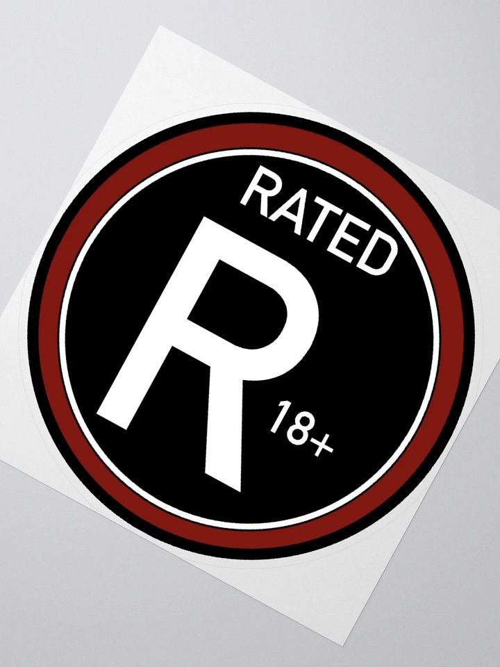 Rated R Sticker product image (5)