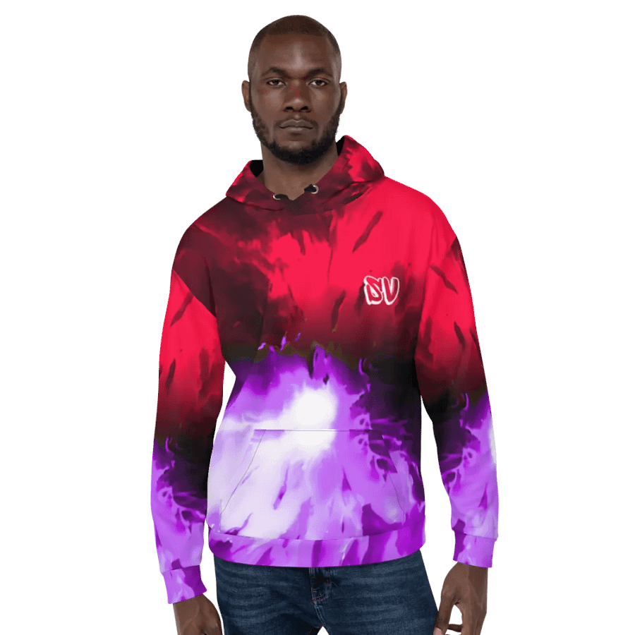 STRAIGHT VIBIN NEON COLOR FADE STYLE ITACHI V SASUKE HOODIE product image (6)