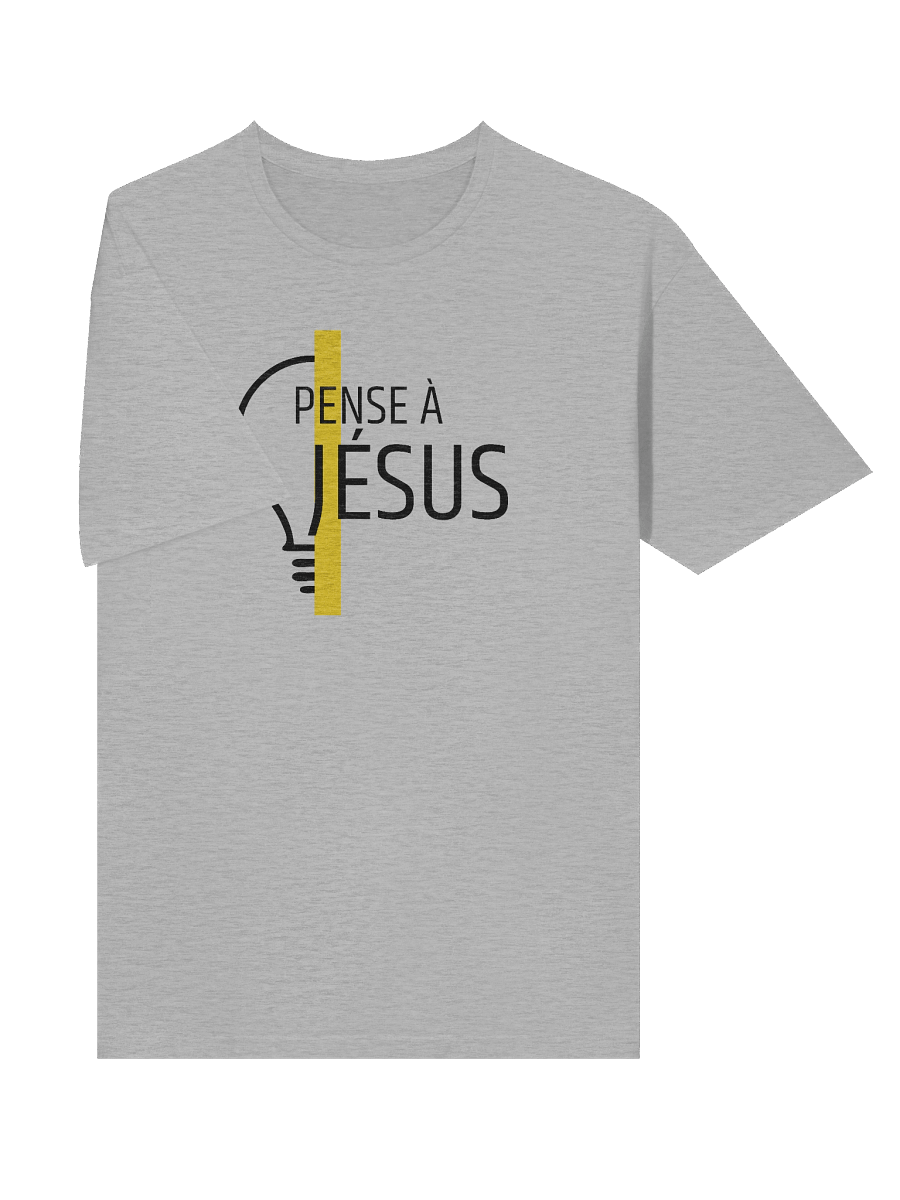 "Pense à Jésus" Evangelism T-Shirt – Share the Gospel in French product image (35)