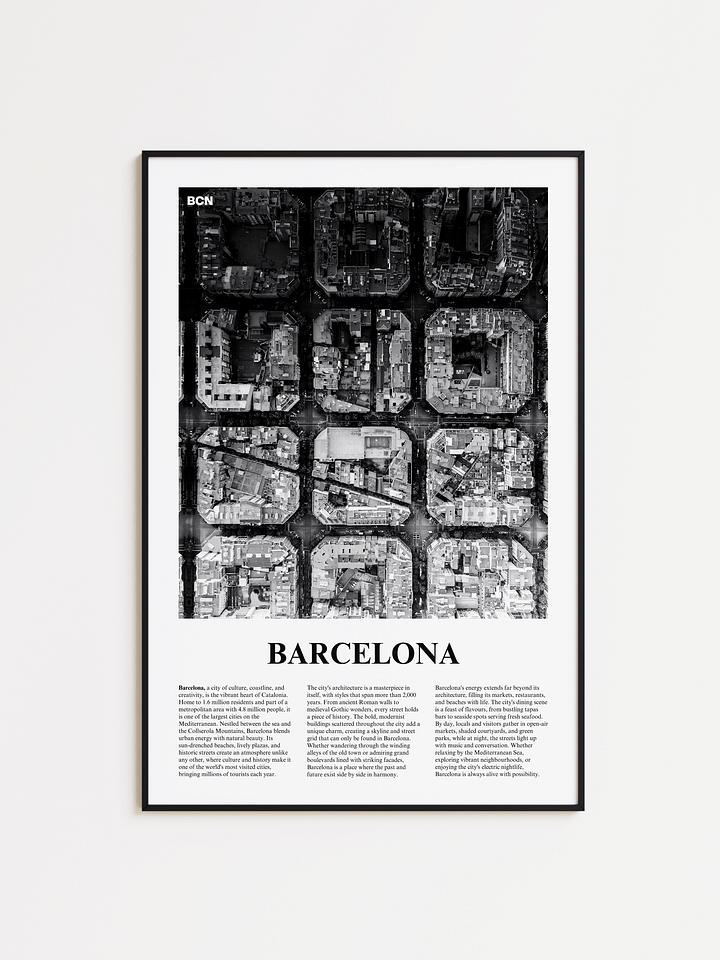 Barcelona 04 Newspaper Poster product image (1)