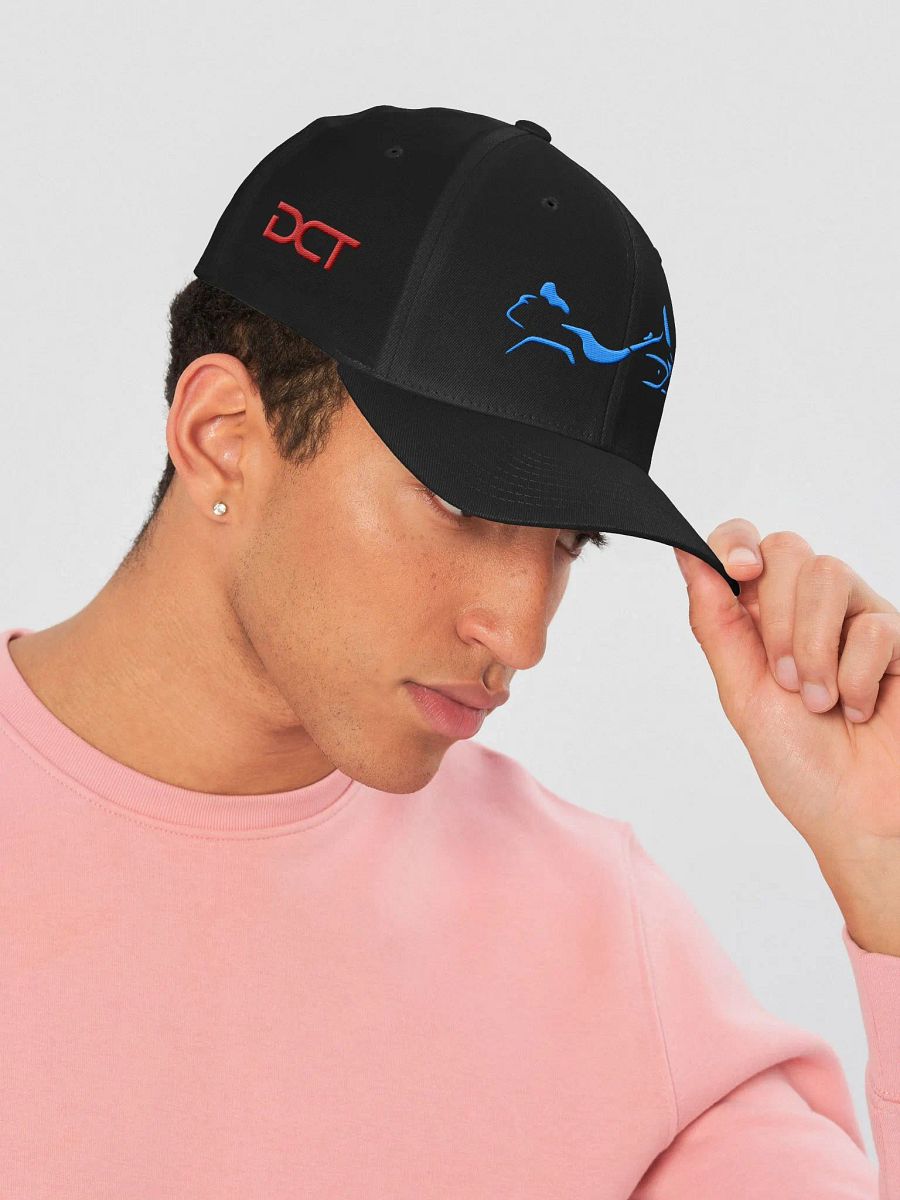 DCT Shadow Wing Flexi-Fit Fabric Cap Blue on Dark product image (12)