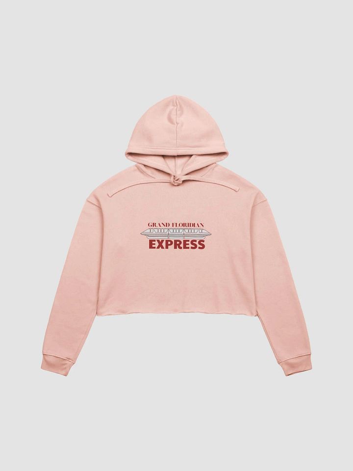 Grand Floridian Express Crop Hoodie – Disney World Resort Collection Peach product image (1)