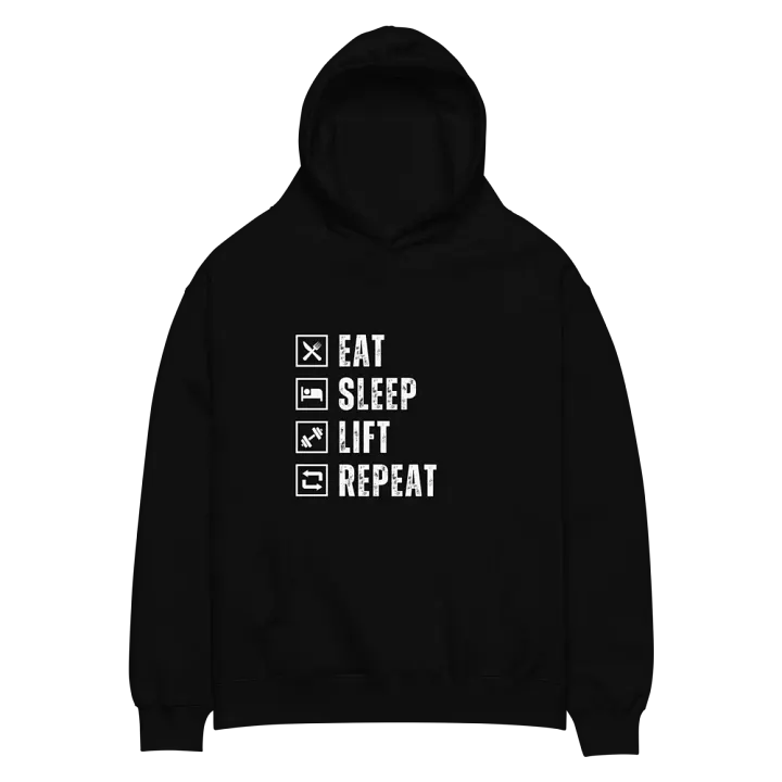 Eat Sleep Lift Repeat Hoodie product image (2)