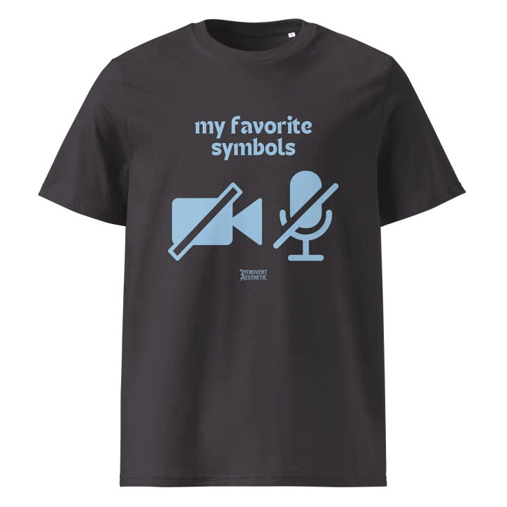 Silent Statement Organic Tee product image (1)