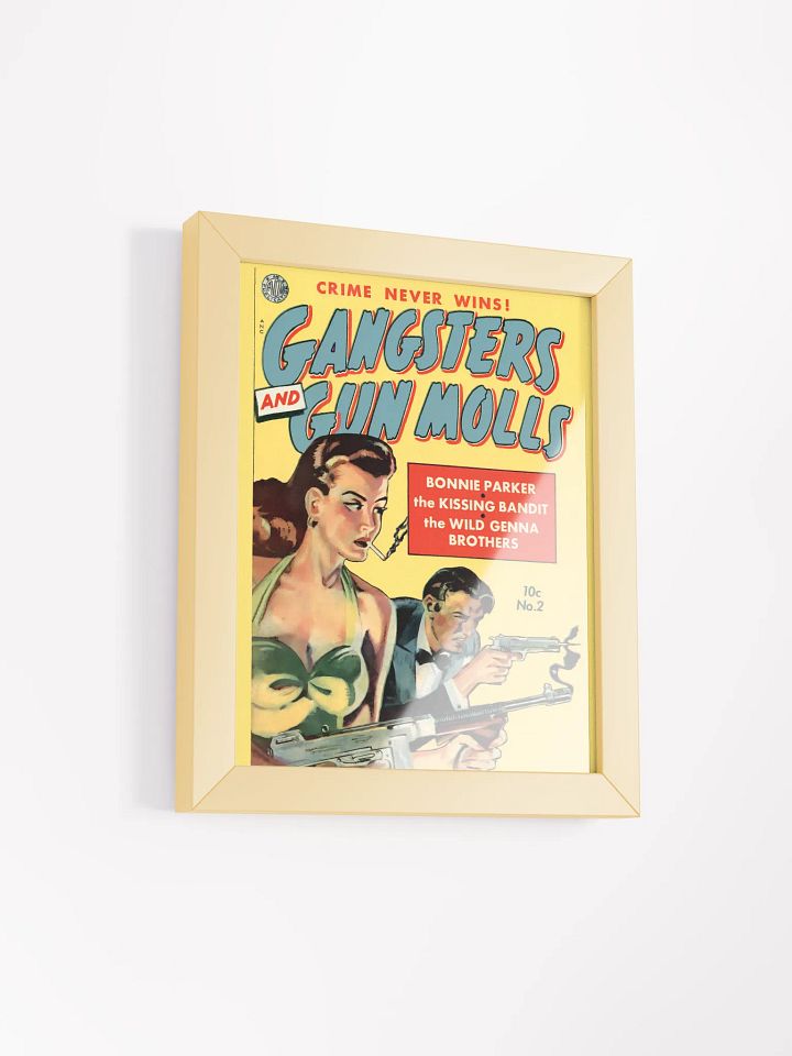 Vintage Crime Comic Framed Poster product image (7)