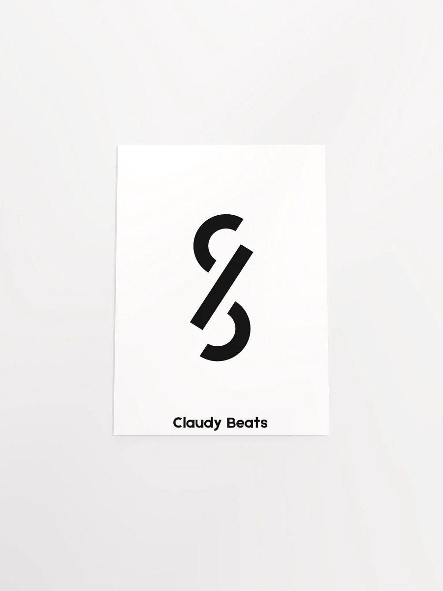 CLAUDY BEATS MIDNIGHT MUSE MATTE POSTER product image (4)