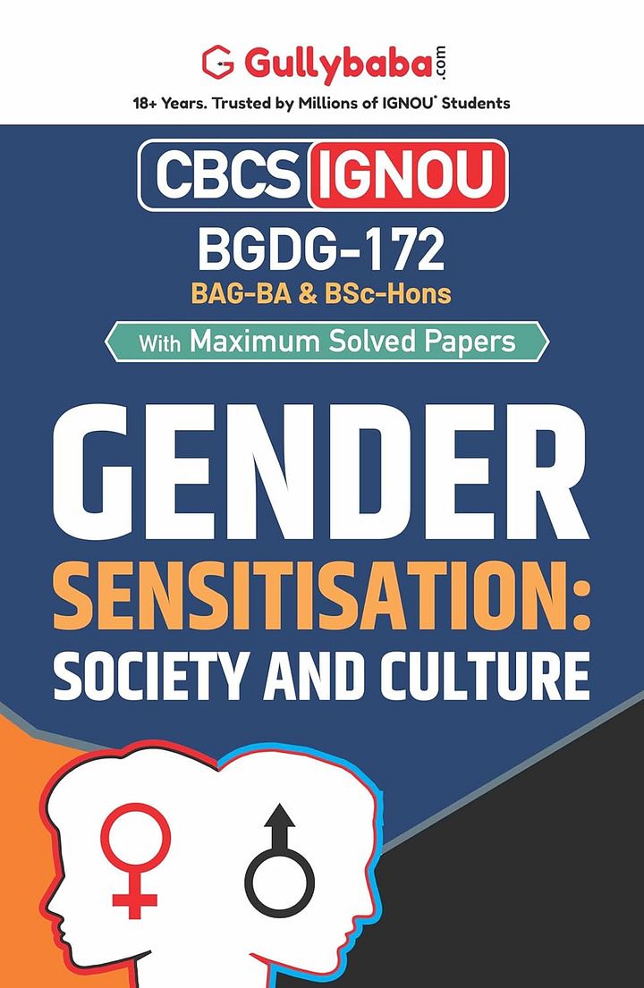 IGNOU BGDG-172 Gender Sensitization: Society and Culture product image (1)