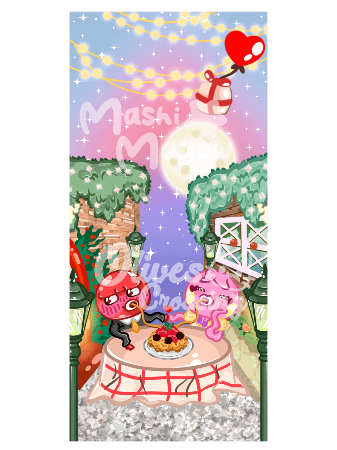 Valentine's Day OlivesCrossing iPhone/Android Wallpaper 2024 product image (2)