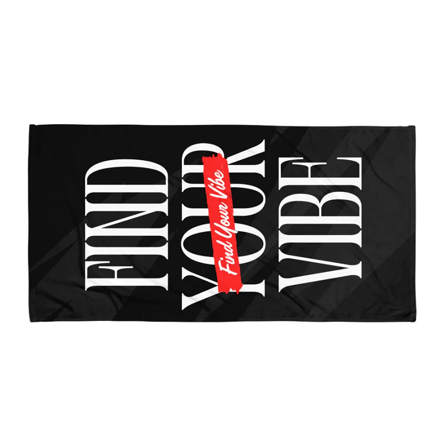 Find Your Vibe Sublimated Towel product image (1)