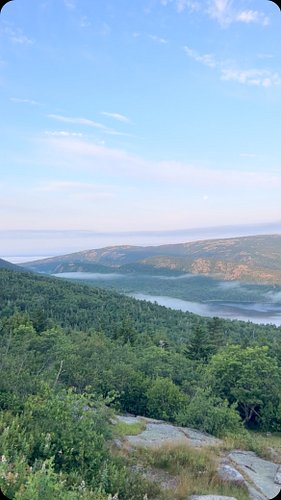 Went back to Acadia and was gifted a clear view or well as clear as it’s getting this week….