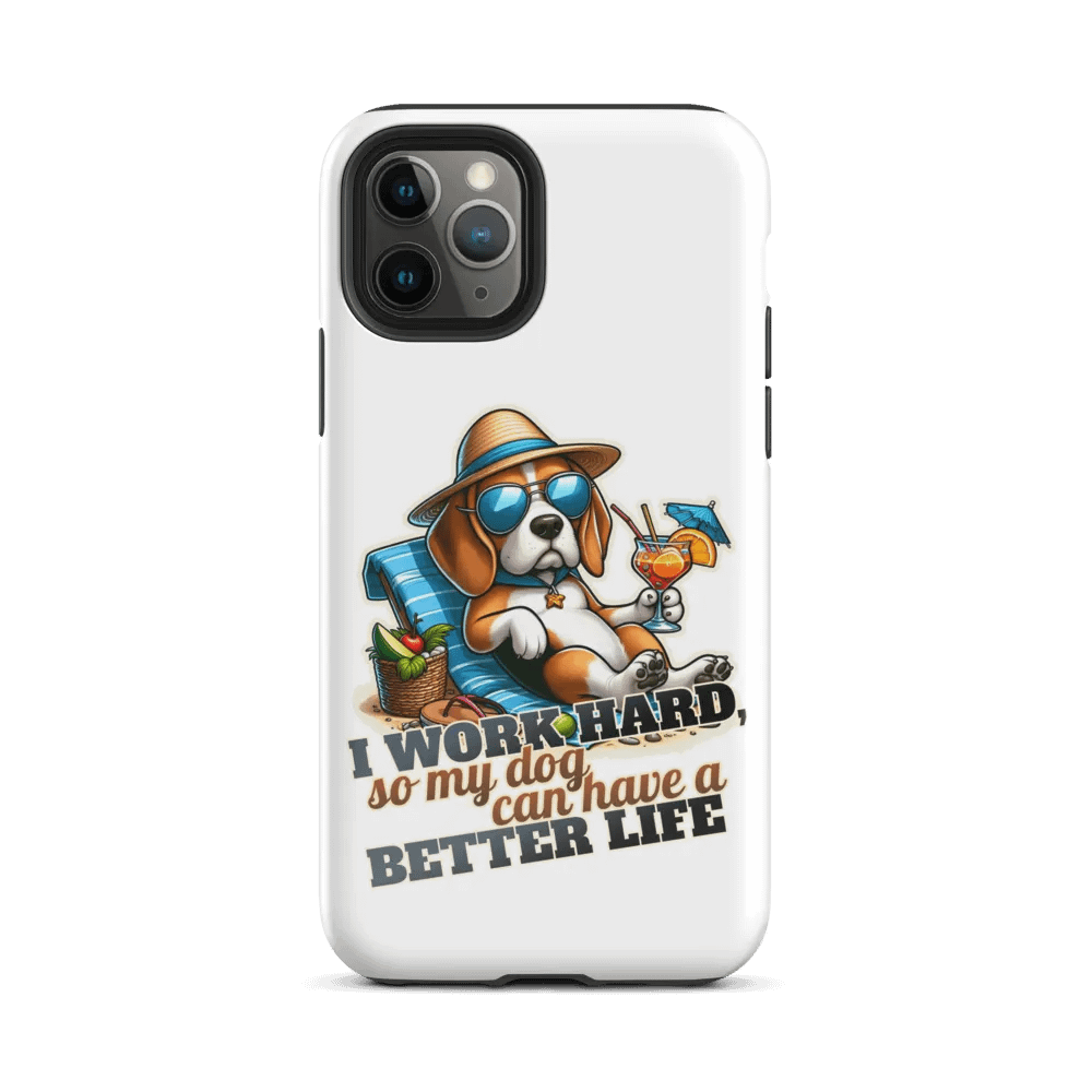 Work Hard - Beagle Beach - Tough Case for iPhone® product image (27)