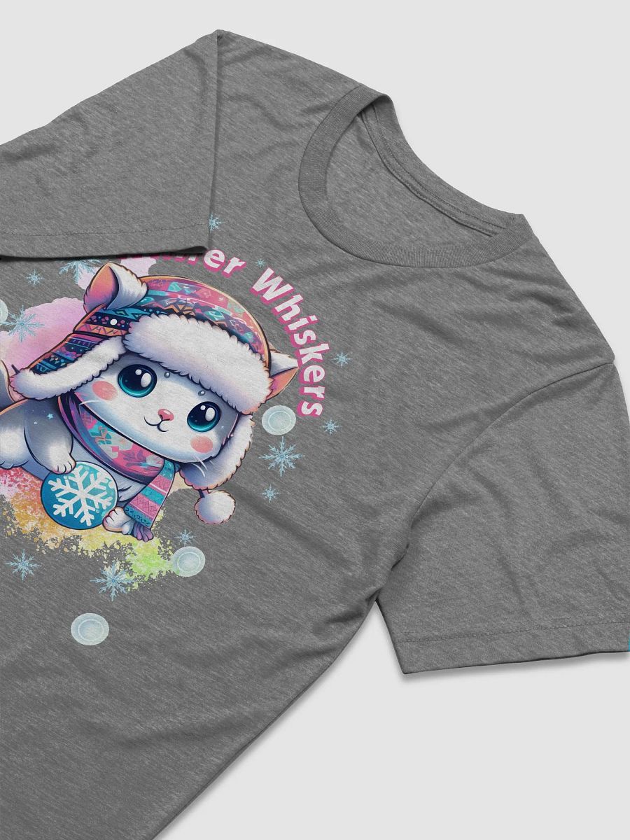 Winter Whiskers_T-shirt design_Bella+Canvas Triblend Short Sleeve T-Shirt product image (3)