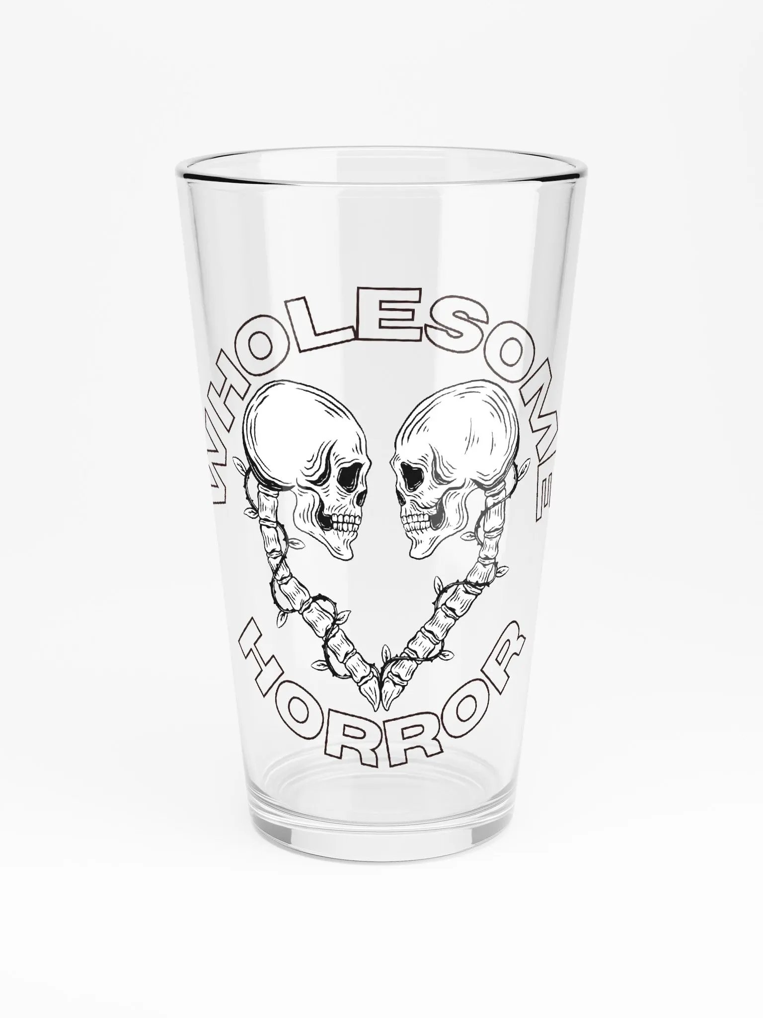 Wholesome Horror Pint Glass product image (3)