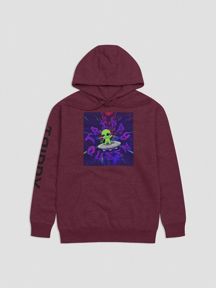 Alien Dab Hoodie (Front Only) with Black Sleeve Detail. product image (1)
