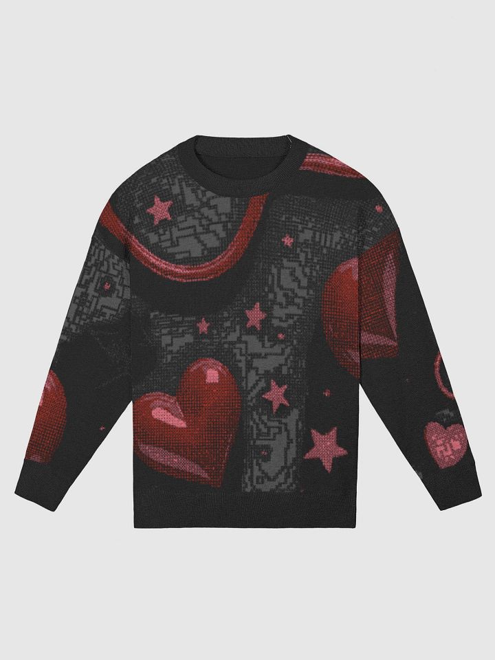 Stars Aligned Cardigan – True Love Celestial Sweater with Star & Heart Design | Romantic Gift for Men & Women product image (1)